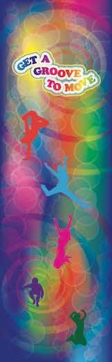 Groove to Move Bookmarks 2" X 7" pack of 50 - Nutrition Education Store
