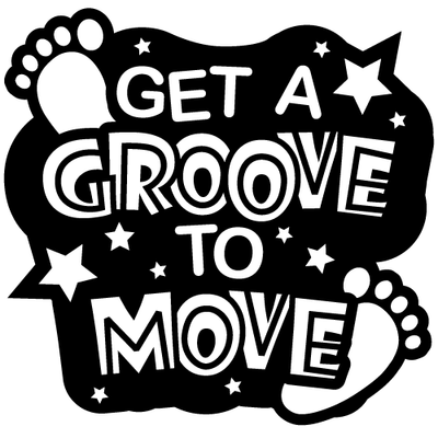Groove to Move Temporary Tattoos 2" - Pack of 100 - Nutrition Education Store