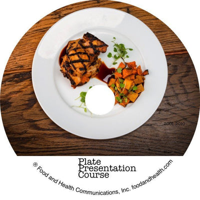 Guide to Spectacular and Professional Plate Presentation Course on DVD - Nutrition Education Store