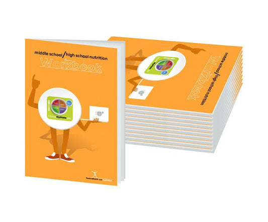 High School and Adult Nutrition Workbook - Pack of 10 - Nutrition Education Store