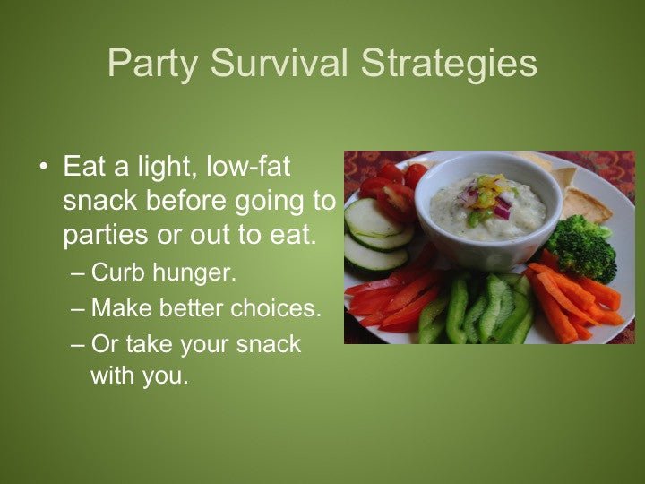 Holiday Survival: Keep Off the Pounds PowerPoint and Handout Lesson - DOWNLOAD - Nutrition Education Store