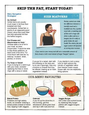 How Much Fat Is In That? Fat Awareness Poster - Nutrition Education Store