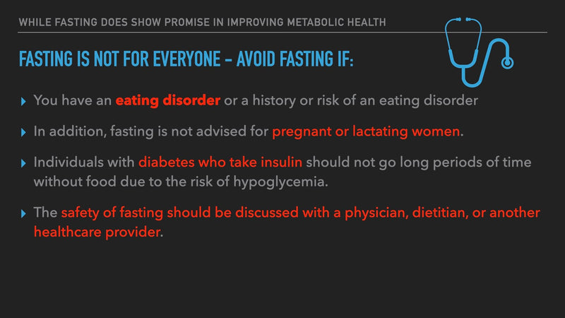 Intermittent Fasting - Does It Work for Weight Control - PowerPoint DOWNLOAD - Nutrition Education Store