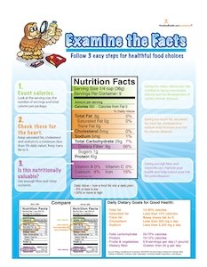 Label Reading Color Handout Download - Nutrition Education Store