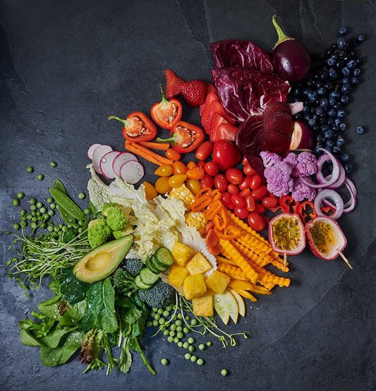 Make Your Salad A Rainbow Poster 18" x 24" Laminated - Nutrition Education Store