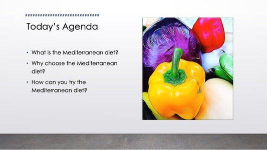 Mediterranean Diet Class With PowerPoint, Handouts, Leader Guide - DOWNLOAD - Nutrition Education Store