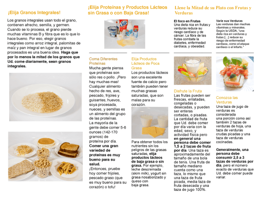 MiPlato Spanish MyPlate Brochures Pamphlets Packs of 25 - Nutrition Education Store