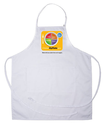 MyPlate Apron Premium Adjustable With Pocket - Nutrition Education Store