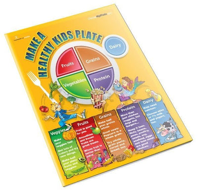 MyPlate Kids Color Handout Tearpad - Nutrition Education Store