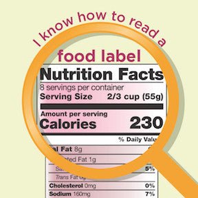 New Food Label Stickers 2" - Pack of 100 - Nutrition Education Store