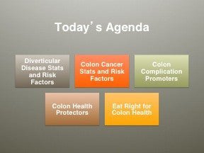 Nutritional Strategies for Colon Health PowerPoint Handout Set - DOWNLOAD - Nutrition Education Store