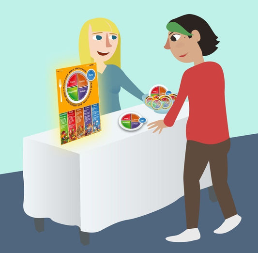 Poster Easel For Table Top Display - Nutrition Education Store