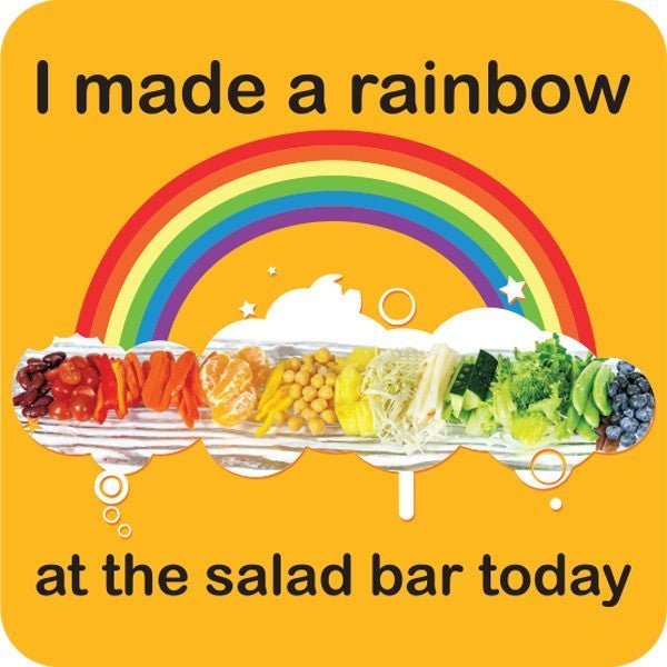 Salad Rau Sticker Rainbow Salad Stickers 2