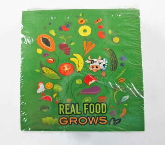 Real Food Grows Stickers 2" - Pack of 100 - Nutrition Education Store