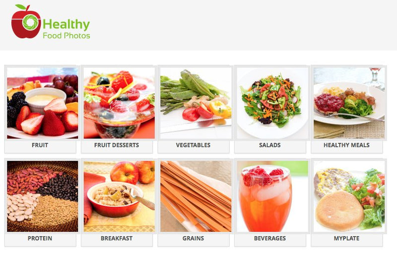 Royalty Free 300 Healthy Food Photos - Digital or Print - Nutrition Education Store