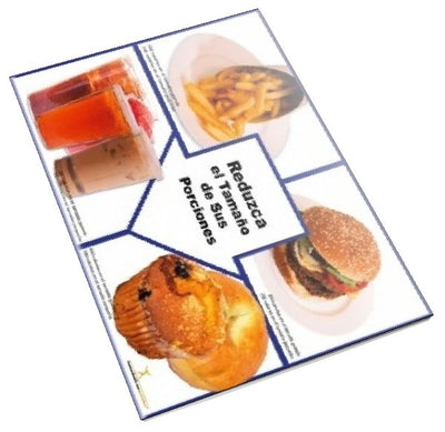 Scale Down Your Portions Spanish Color Tearpad - Nutrition Education Store