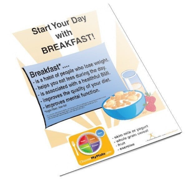 Start Your Day with Breakfast Color Handout Download - Nutrition Education Store
