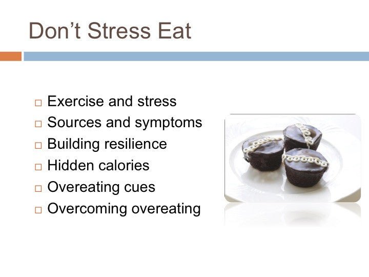 Stress Eating and Food Cravings PowerPoint and Handout Lesson - DOWNLOAD - Nutrition Education Store
