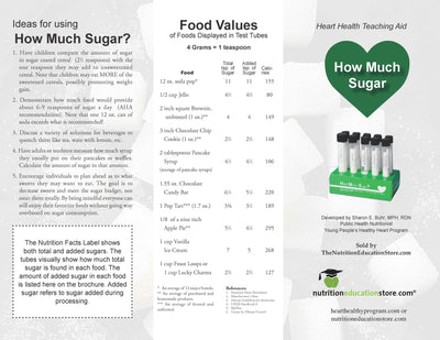 Sugar Test Tubes - Nutrition Education Store