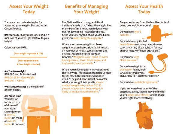 Weight Management Brochure Do You Need to Lose 25 Brochures - Nutrition Education Store