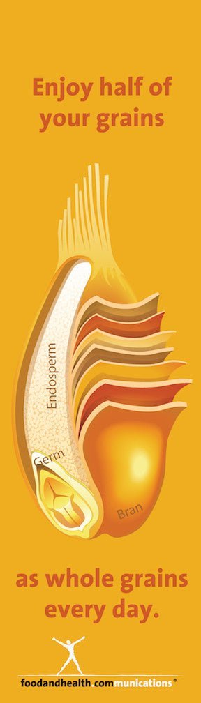 Whole Grain Bookmark 2" X 7" pack of 50 - Nutrition Education Store